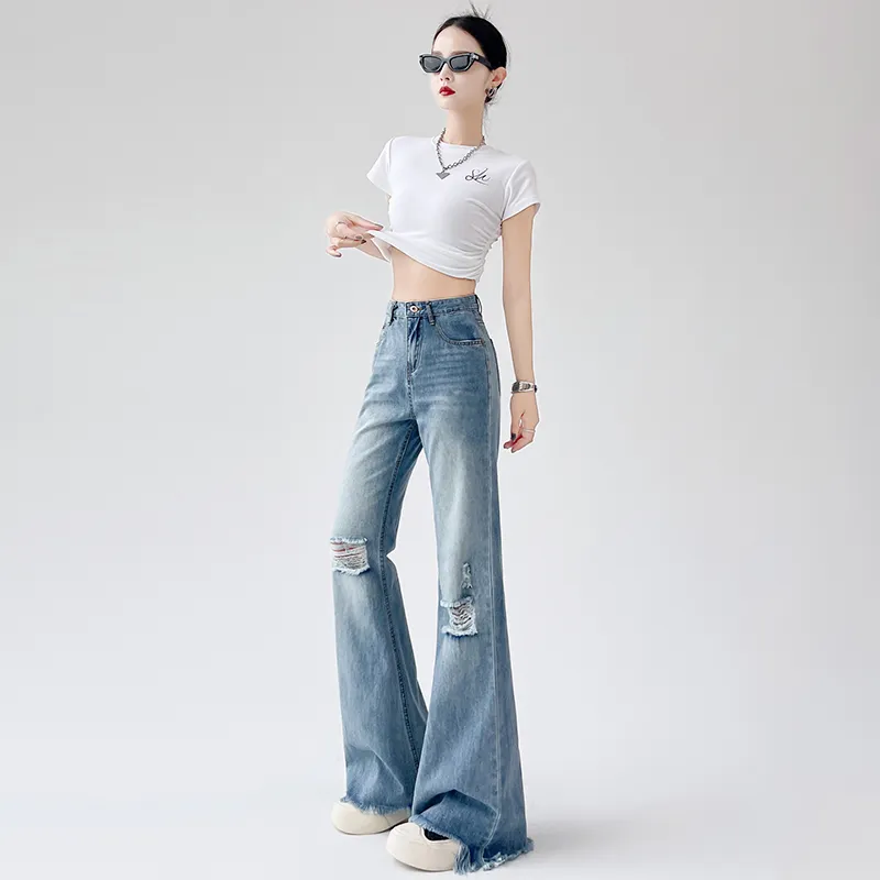 MADALLO Jeans Women's Light Blue-6