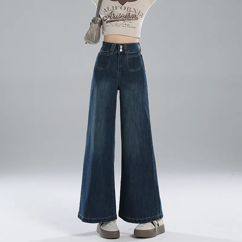 MADALLO Jeans Women's Vintage Blue-1