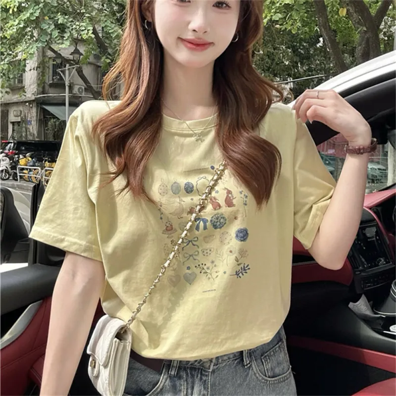 MADALLO Drop Shoulder Sleeve T Shirt Women's-2