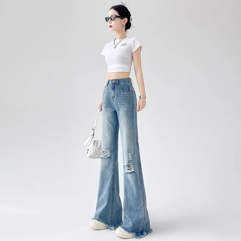 MADALLO Jeans Women's Light Blue-2