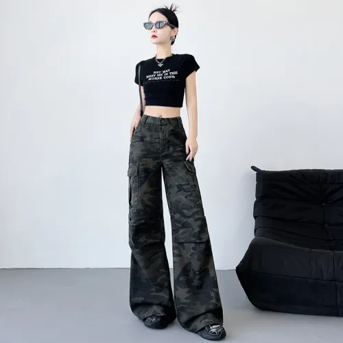 MADALLO Jeans Women's Army Green