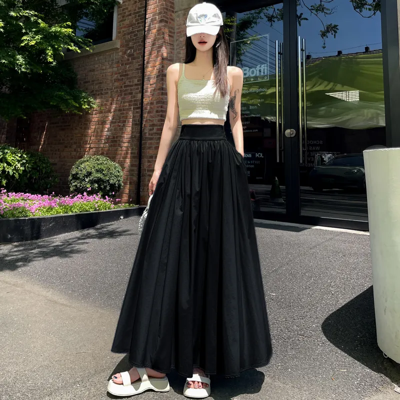 MADALLO Casual Long Skirt Women's-9