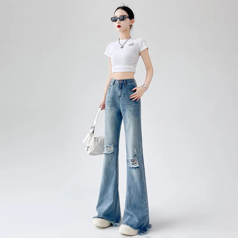 MADALLO Jeans Women's Light Blue-3