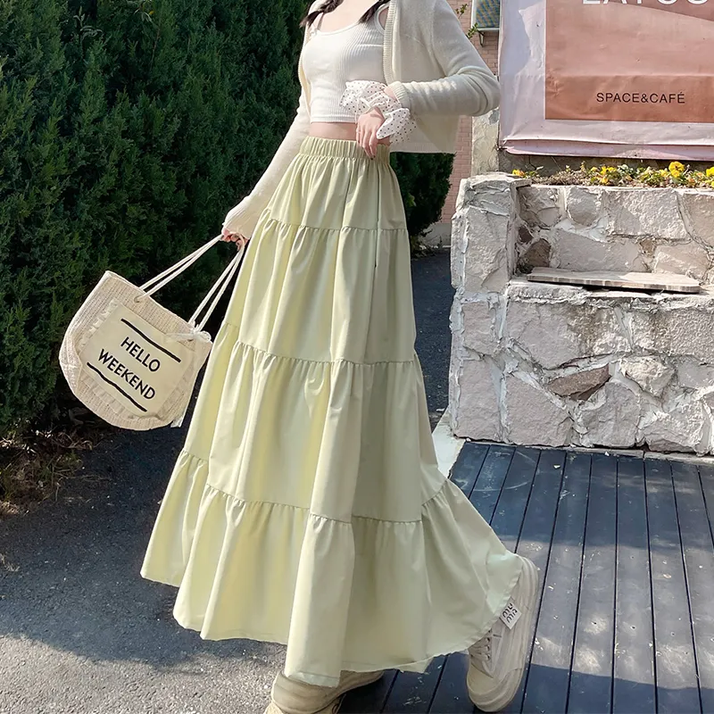 MADALLO Casual Long Skirt Women's-11