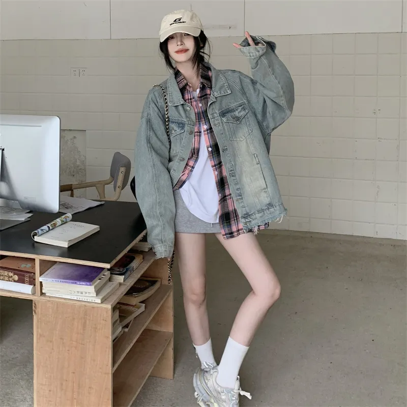 MADALLO Denim Jacket Women's Image Color-1