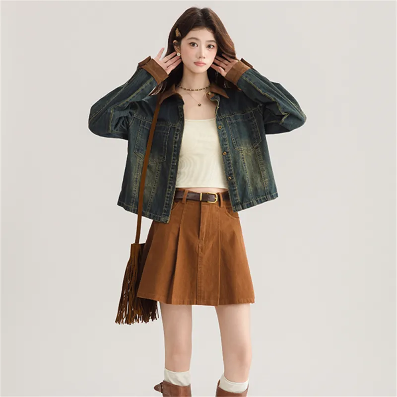 MADALLO Denim Jacket Women's Blue-2
