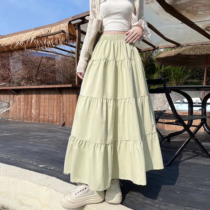 MADALLO Casual Long Skirt Women's-13