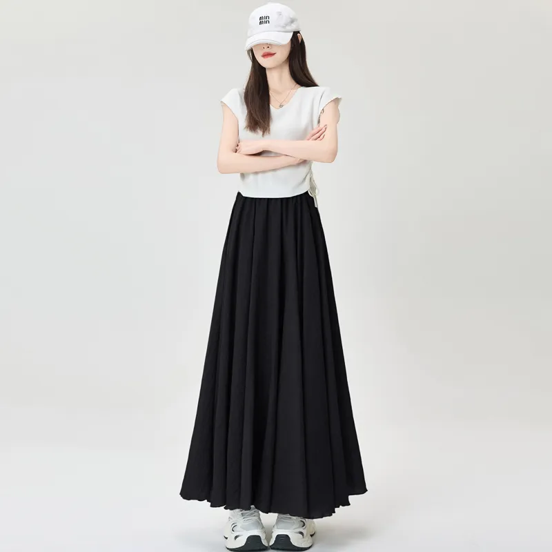 MADALLO Casual Long Skirt Women's-19