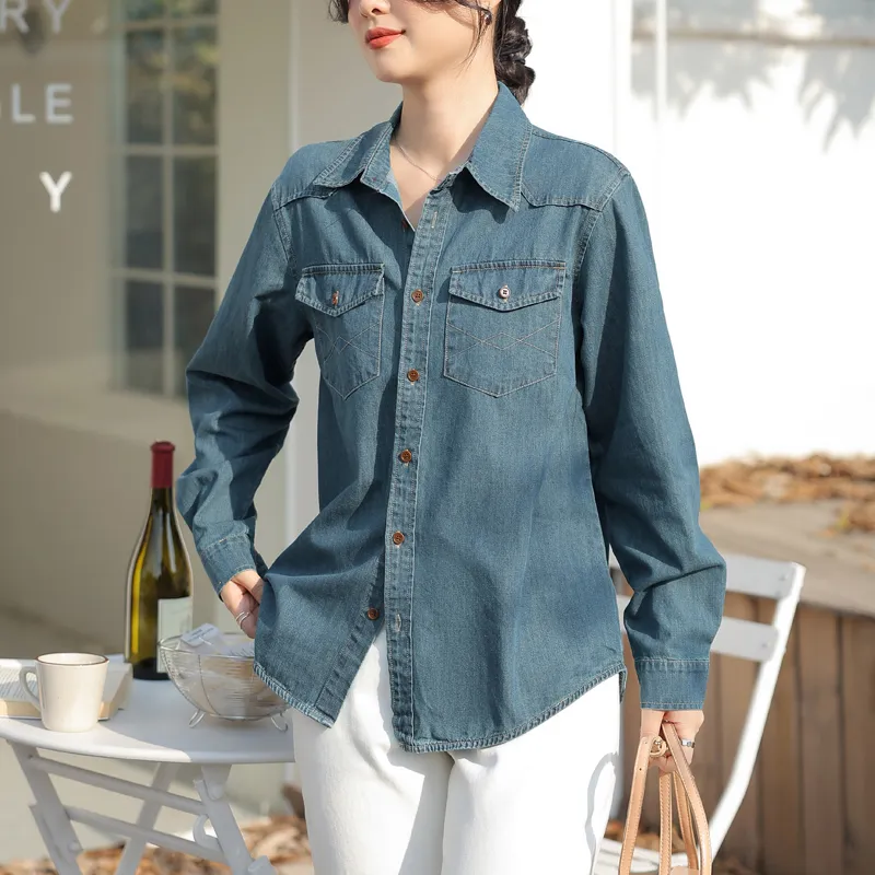 MADALLO Shirts Women's Blue-2