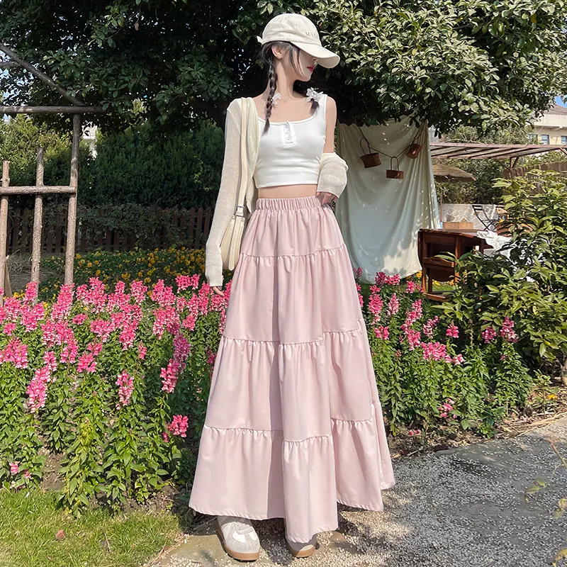 MADALLO Casual Long Skirt Women's-7