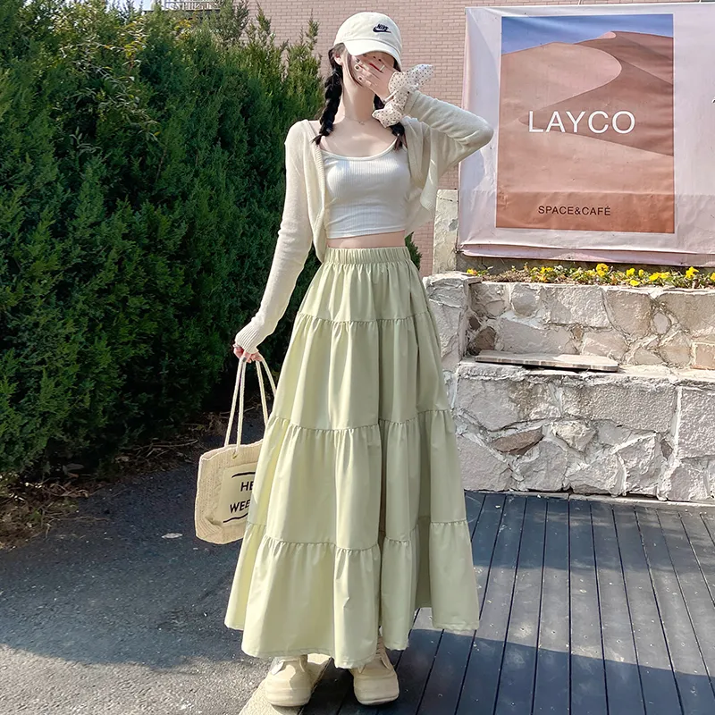 MADALLO Casual Long Skirt Women's-10