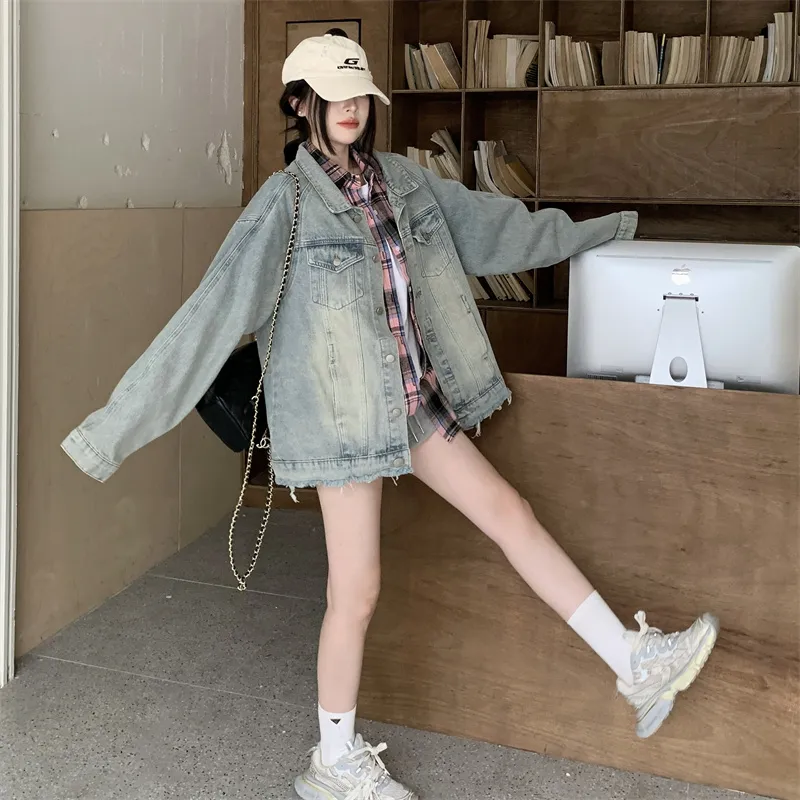 MADALLO Denim Jacket Women's Image Color-3