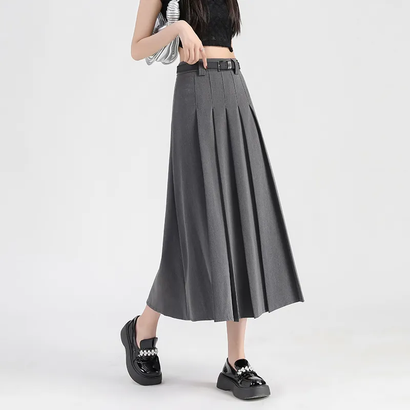 MADALLO Casual Long Skirts Women's-3