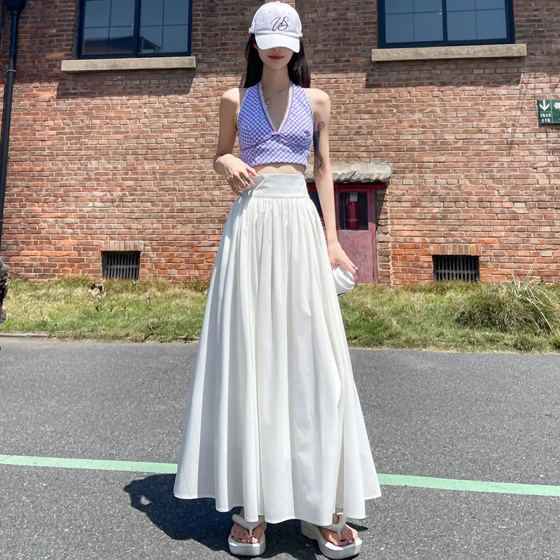 MADALLO Casual Long Skirt Women's-12