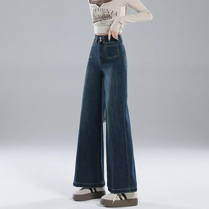 MADALLO Jeans Women's Vintage Blue-4