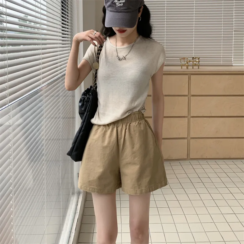 MADALLO Casual Shorts Women's-13