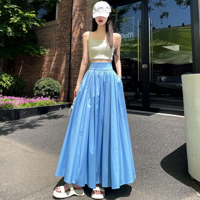 MADALLO Casual Long Skirt Women's-4