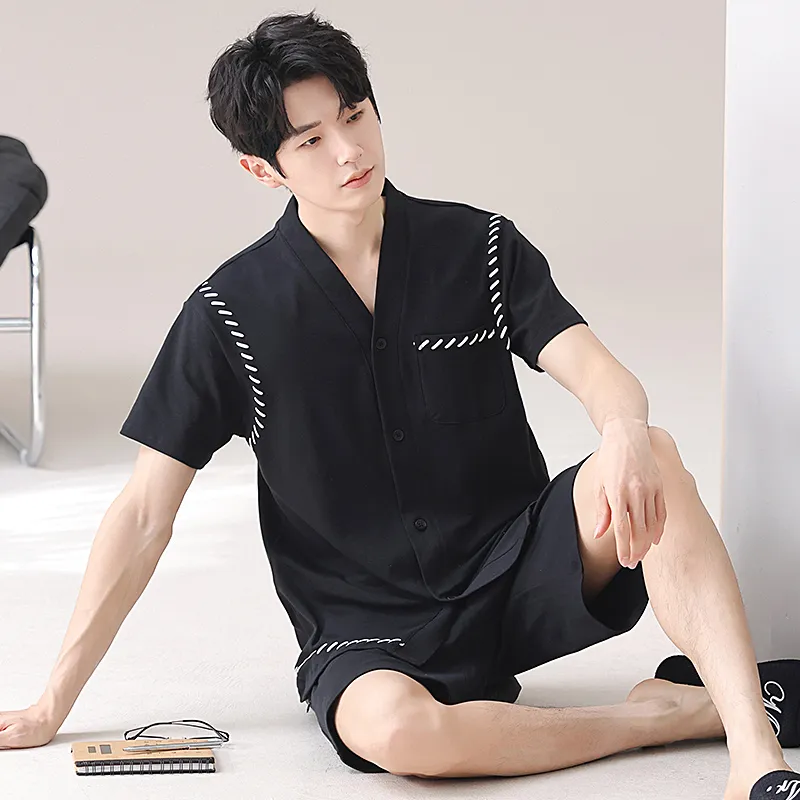 XISHE Men Pajama Sets-3