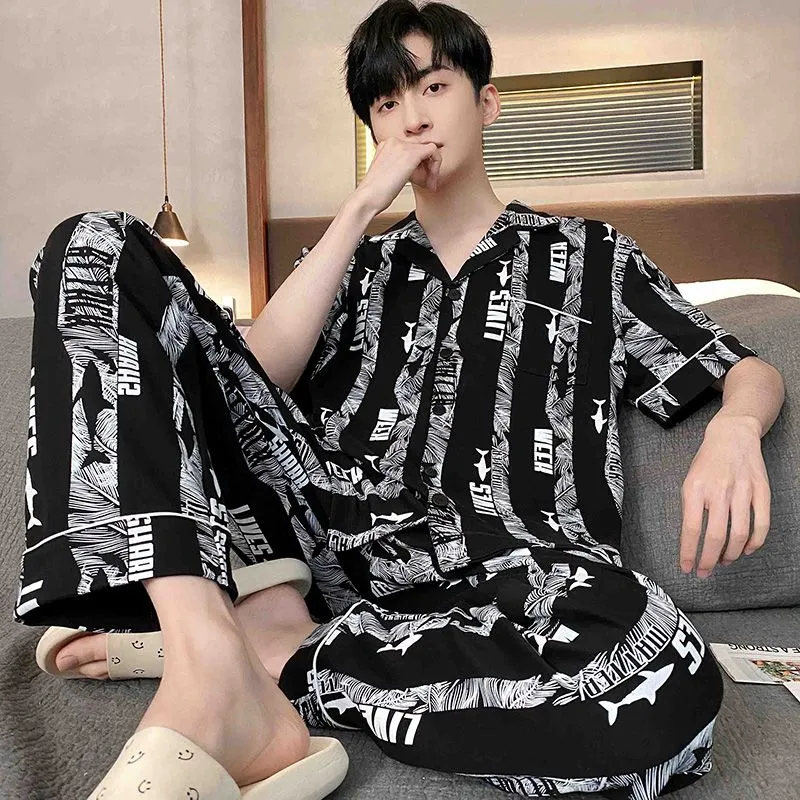 XISHE Men Pajama Sets-4