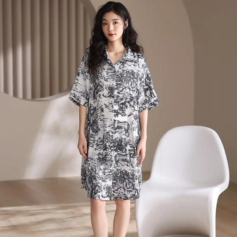 XISHE Women's Nightgowns-4
