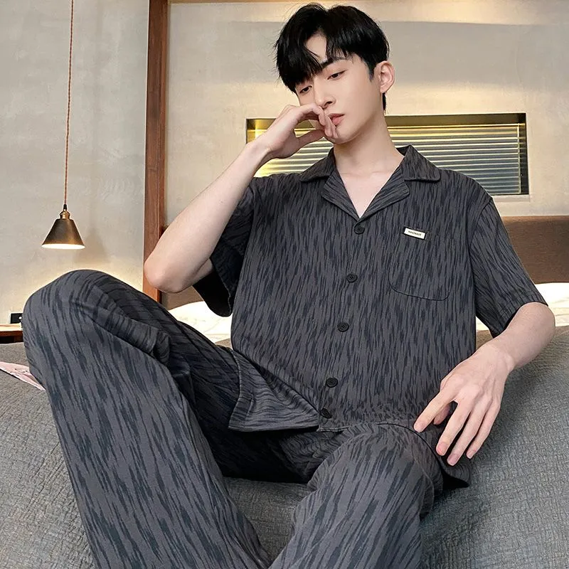 XISHE Pajama Set Men's Standard Color-2