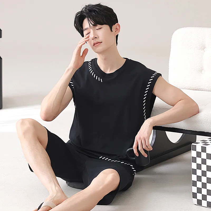 XISHE Men Pajama Sets-4