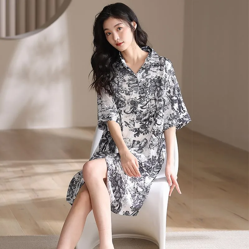 XISHE Women's Nightgowns-1