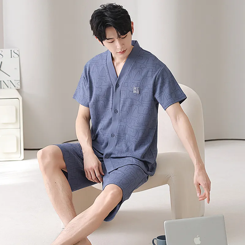 XISHE Men Pajama Sets-4
