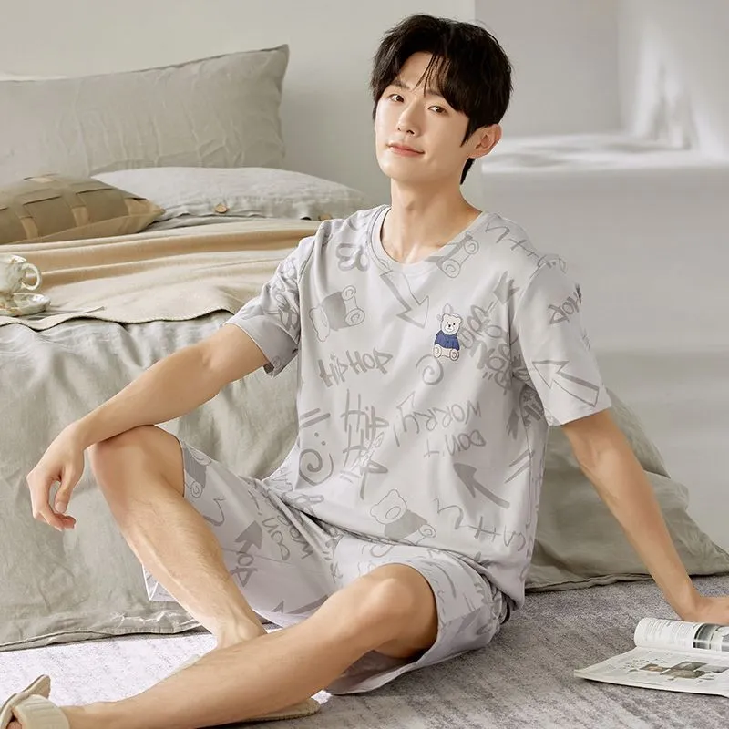 XISHE Men Pajama Sets-4