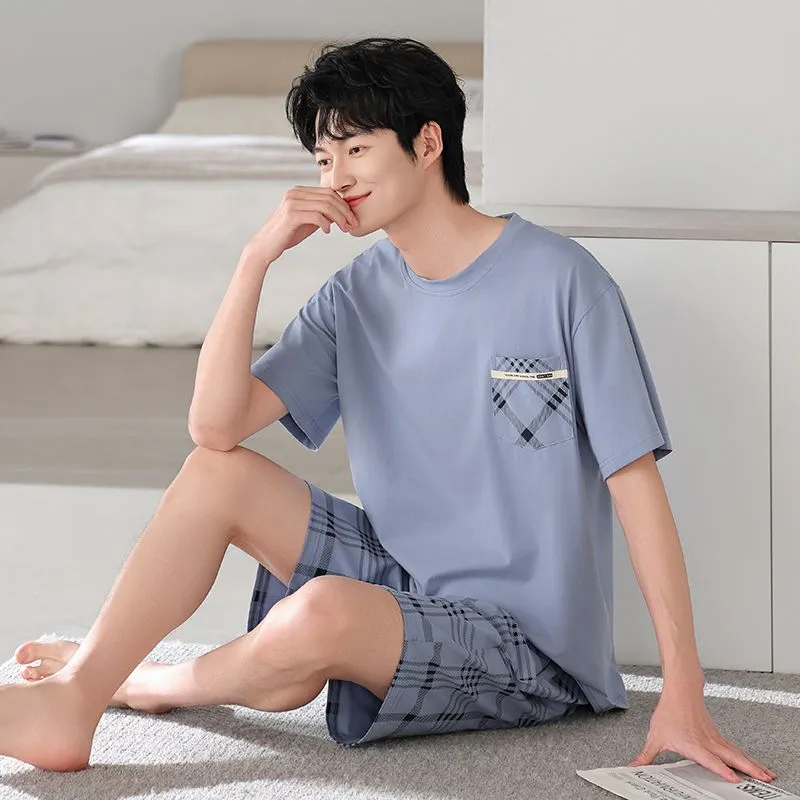 XISHE Men Pajama Sets-7