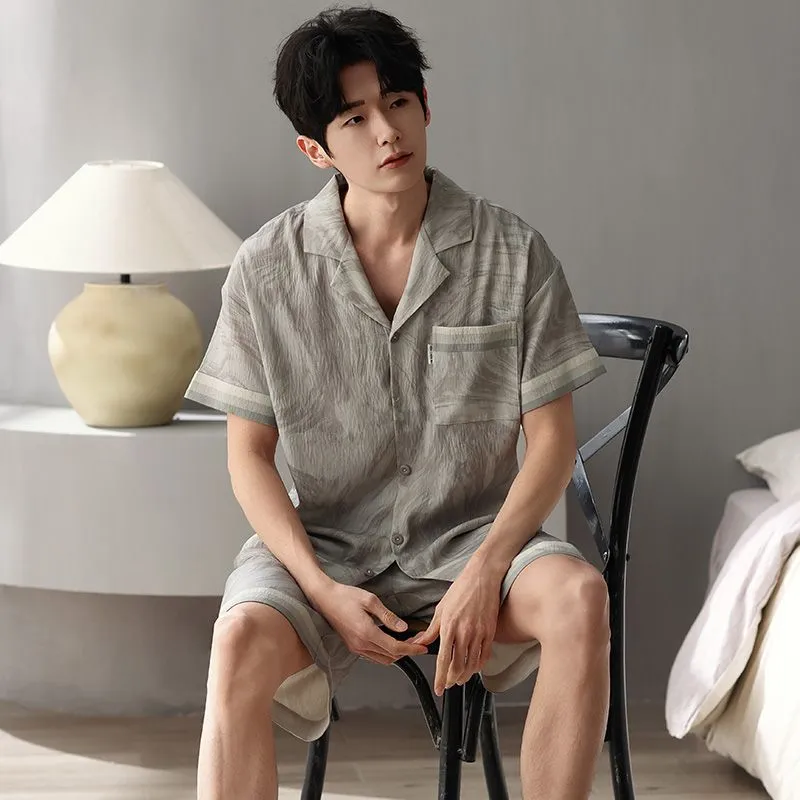 XISHE Men Pajama Sets-3