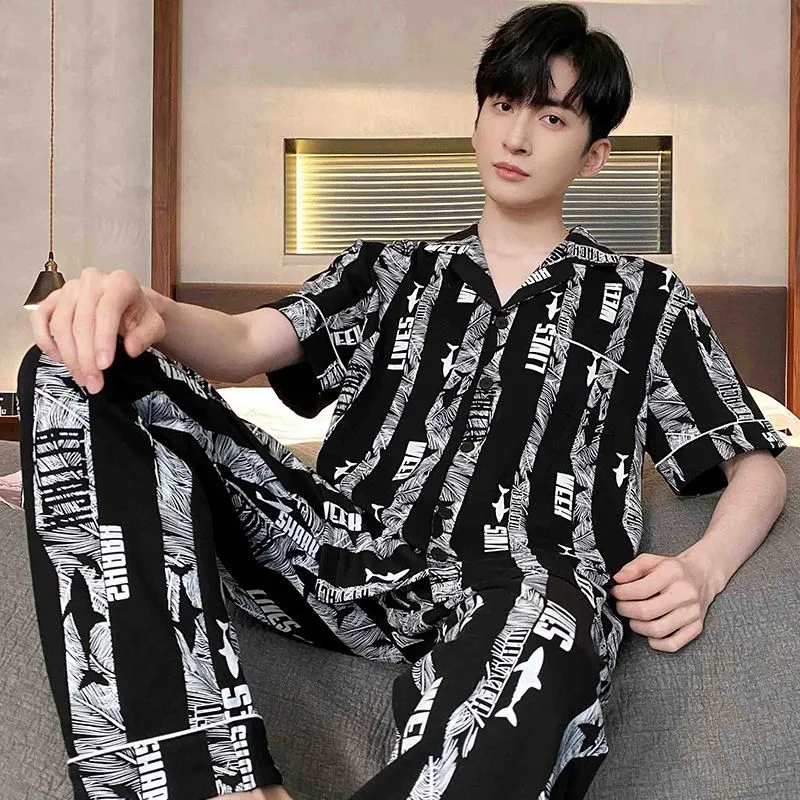 XISHE Men Pajama Sets-2