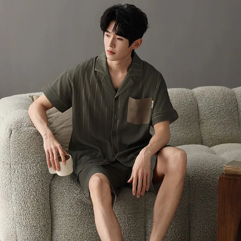 XISHE Men Pajama Sets-3
