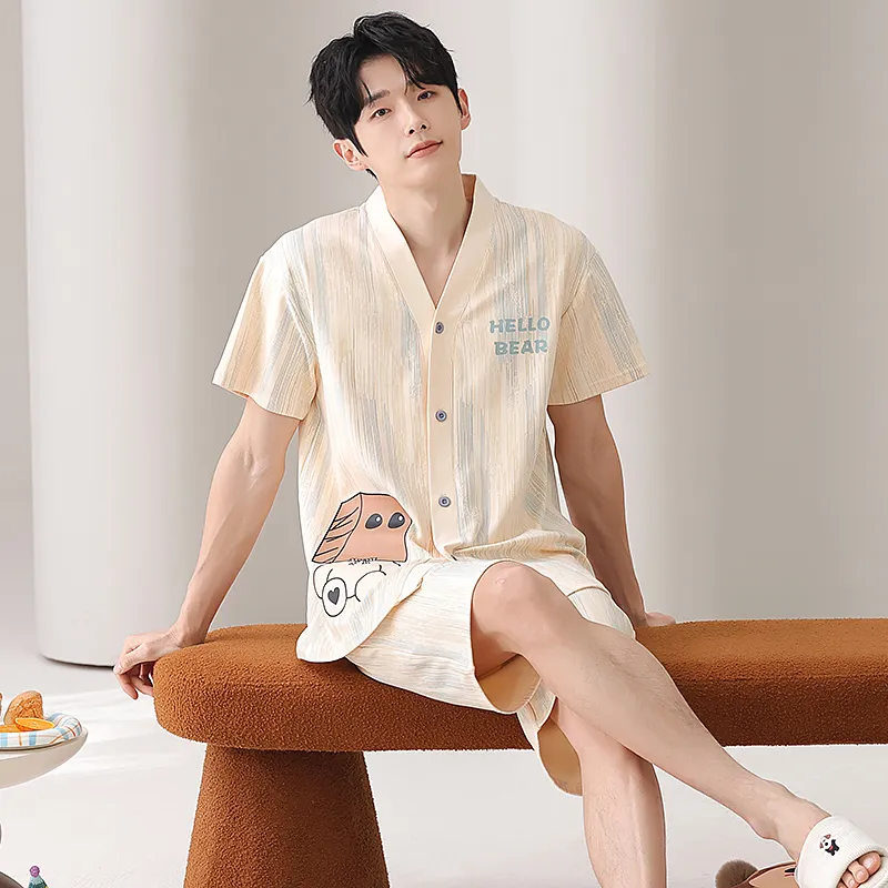 XISHE Men Pajama Sets-3