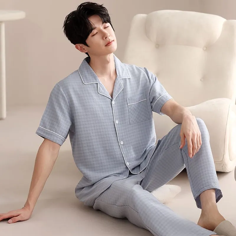 XISHE Men Pajama Sets-3