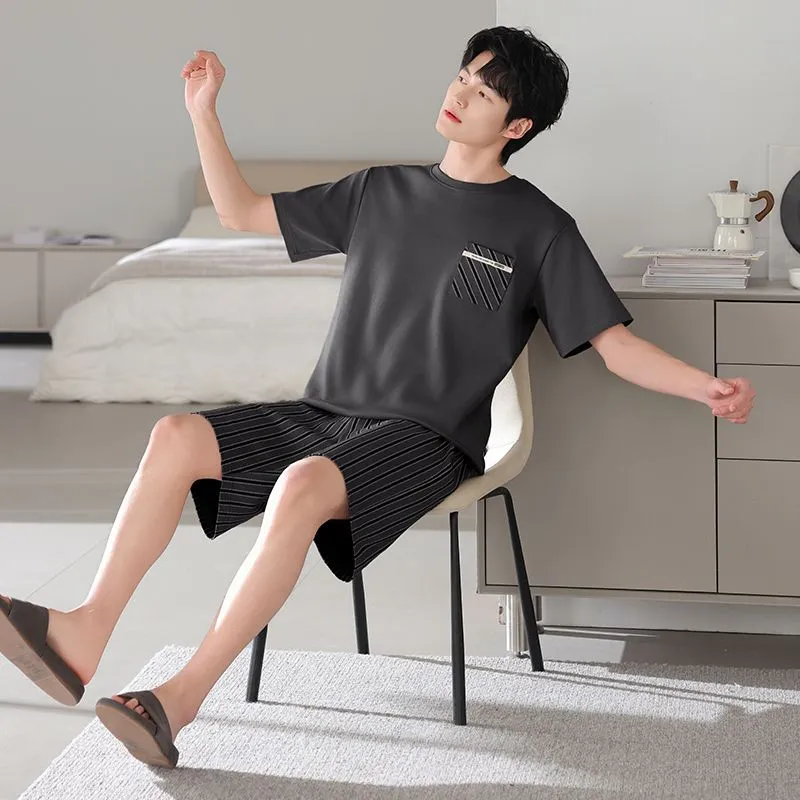 XISHE Men Pajama Sets-14