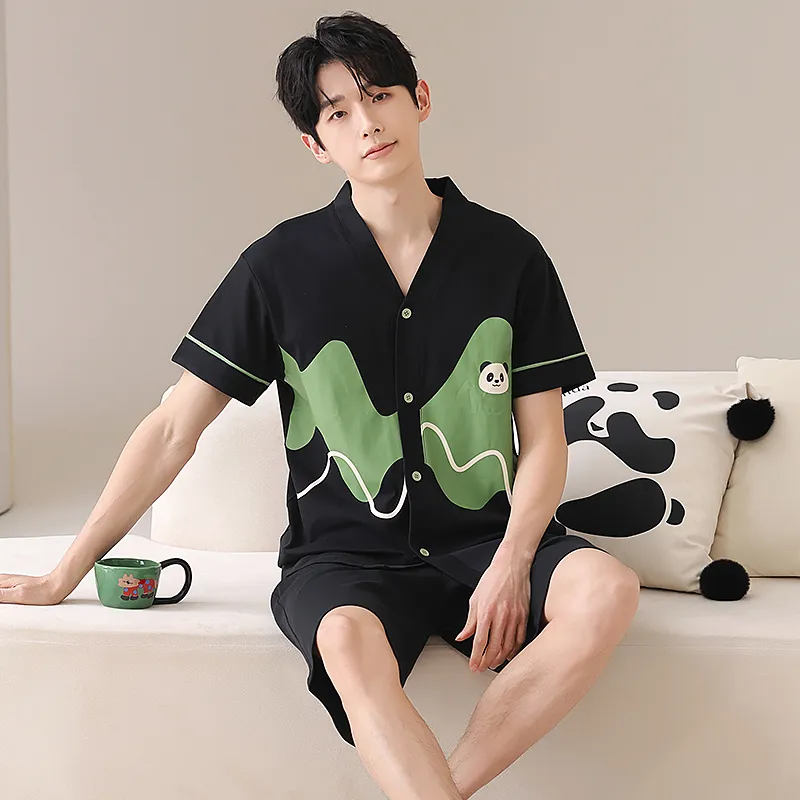 XISHE Men Pajama Sets-4