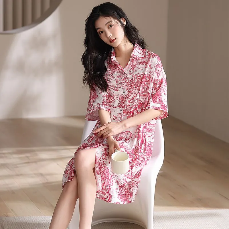 XISHE Women's Nightgowns-2