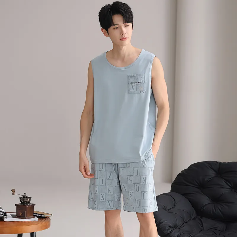 XISHE Men Pajama Sets-7