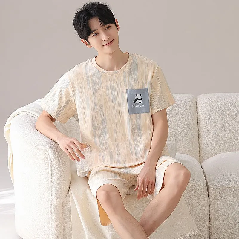 XISHE Pajama Set Men's Standard Color-4