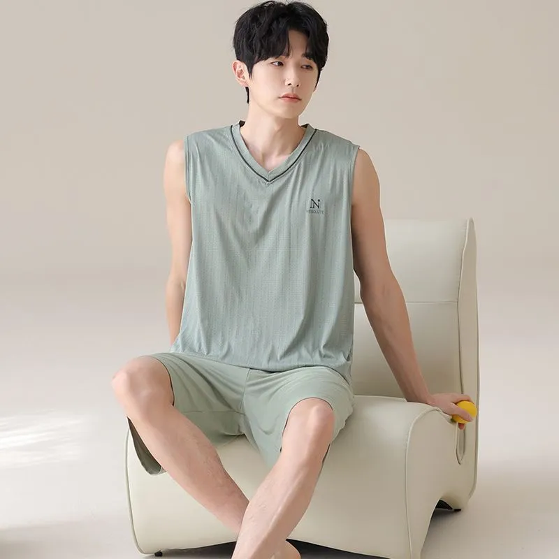 XISHE Men Pajama Sets-3