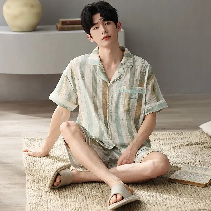 XISHE Men Pajama Sets-2