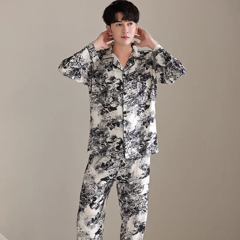 XISHE Pajama Set Men's Standard Color-2