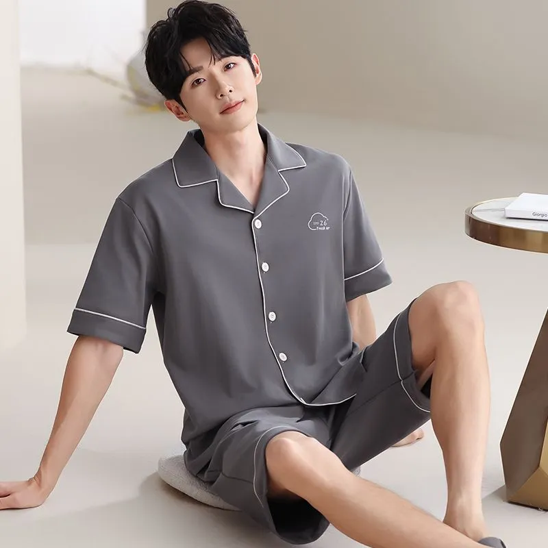 XISHE Men Pajama Sets-3