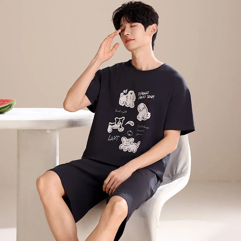 XISHE Pajama Set Men's Standard Color-3