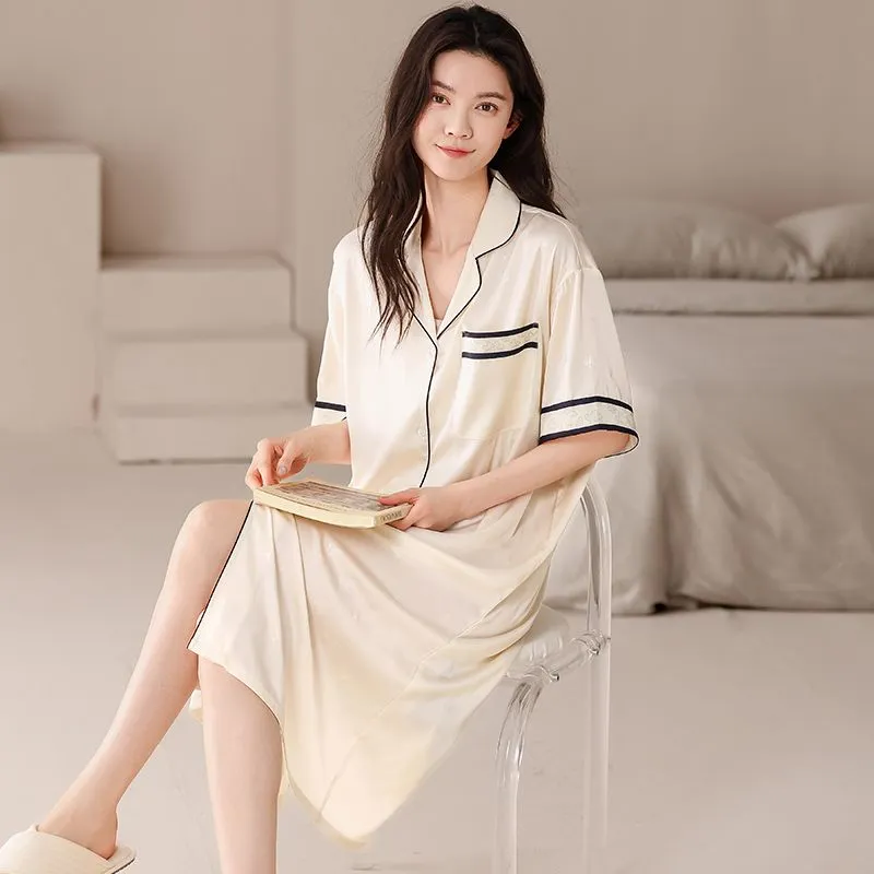XISHE Women's Nightgowns-4
