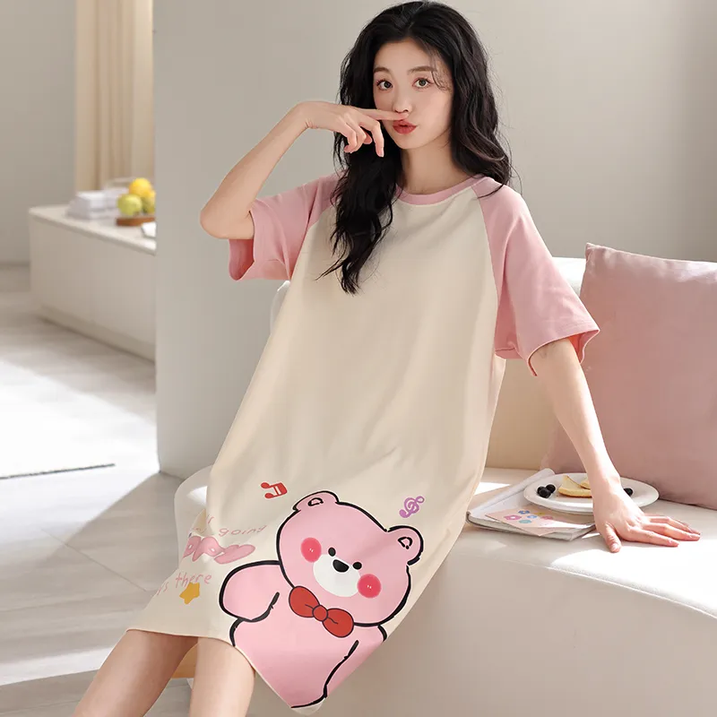 XISHE Women's Nightgowns-3