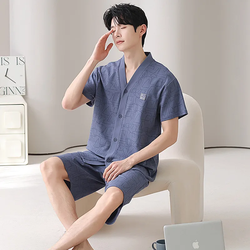 XISHE Men Pajama Sets-3