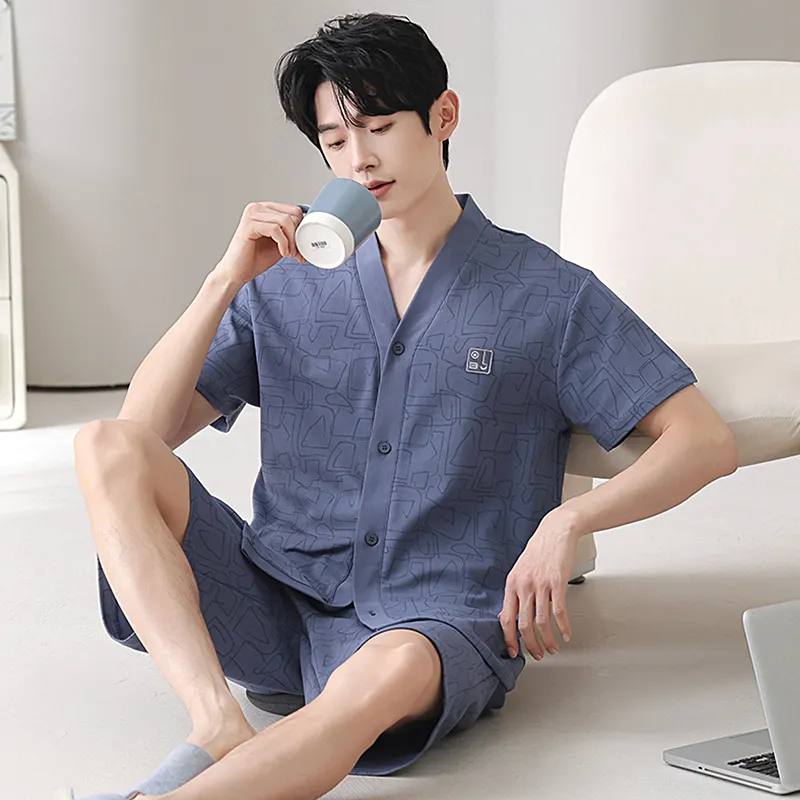 XISHE Men Pajama Sets-2