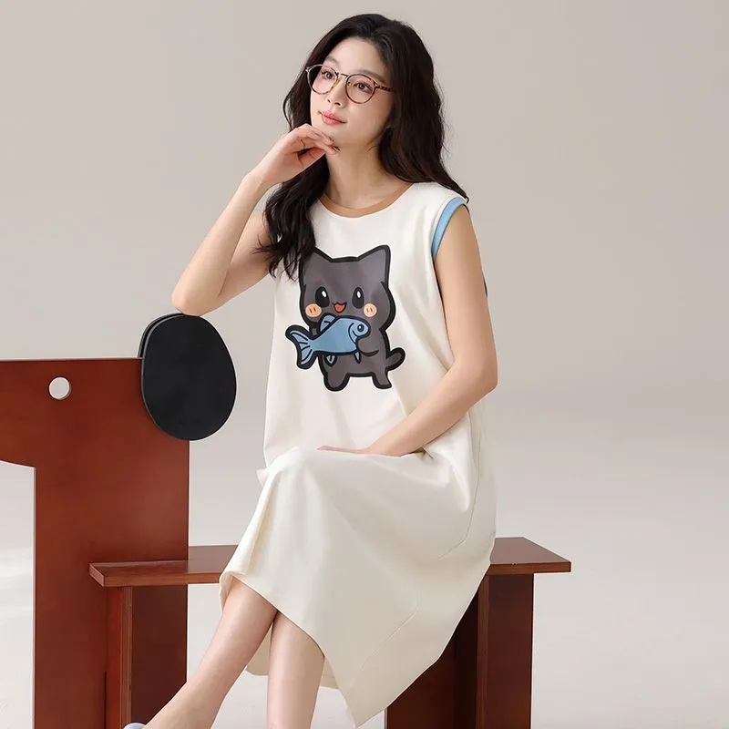 XISHE Women's Nightgowns-3
